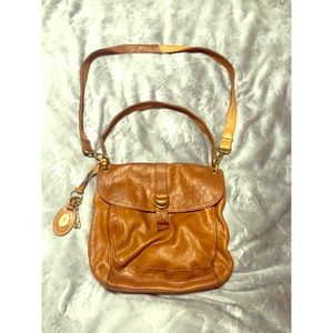Vintage Leather Crossbody 💕 Fossil Messenger Bag